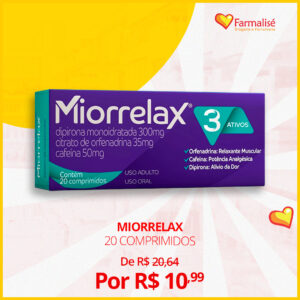 MIORRELAX 20 comprimidos