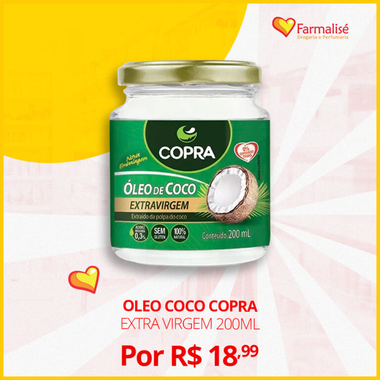Oleo Coco Copra Extra Virgem 200ml